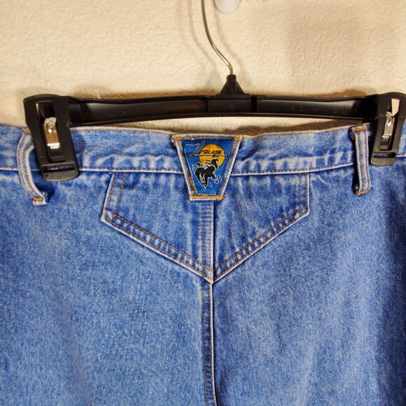 Vintage Blaze Blue Jeans Womens High Waisted Size 11/30.5 100% Cotton 90's Y2k - Picture 6 of 13